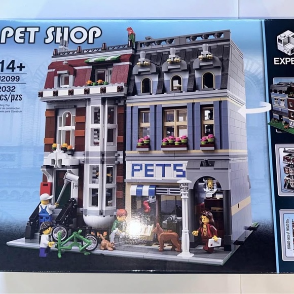 Pet Shop Modular Pets Store Building Brick Set Lego Compatible only TOY SET NEW